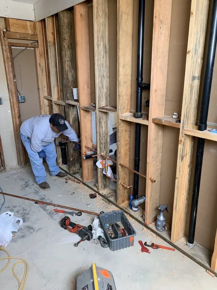 Commercial rough-in plumbing for Commercial Plumbing in Mantua